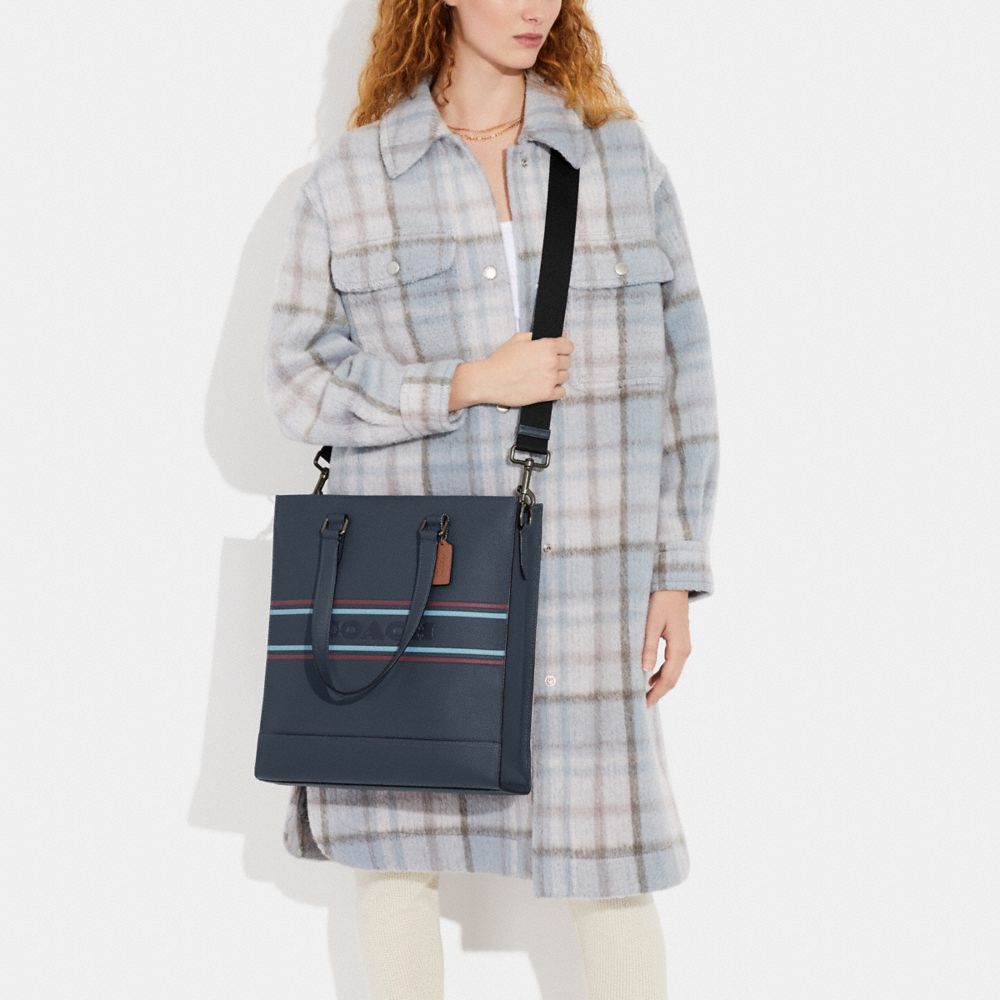 COACH®  Graham Structured Tote In Colorblock Signature Canvas