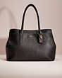 COACH®,RESTORED BAILEY CARRYALL,Crossgrain Leather,Light Gold/Black,Front View