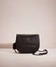 COACH®,RESTORED SHADOW CROSSBODY,Pebble Leather,Pewter/Black,Front View