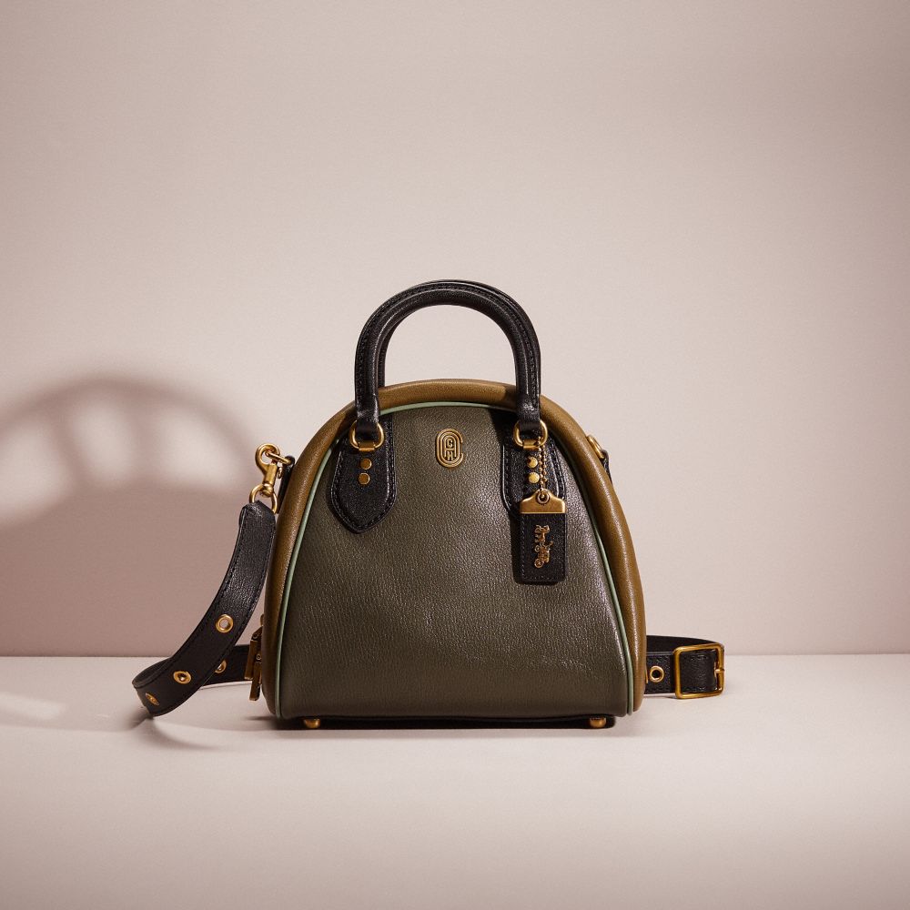 Coach marleigh satchel in colorblock new arrivals