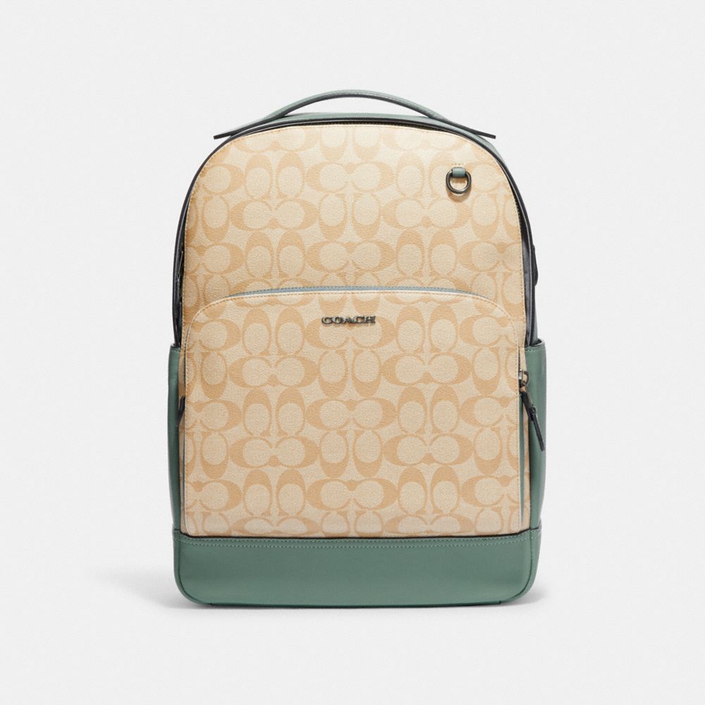 COACH Graham Backpack In Colorblock Signature Canvas