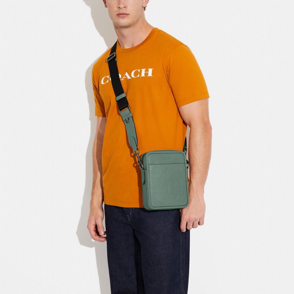 COACH Shoulder Bag in Yellow for Men