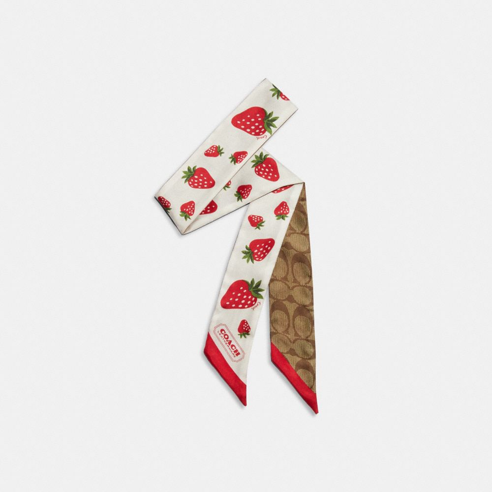 STRAWBERRIES AND FOXES - Twilly Skinny Scarf – centinelle