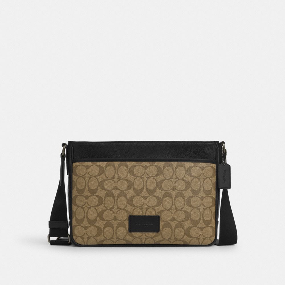 COACH® Outlet | District Crossbody Bag In Signature Canvas