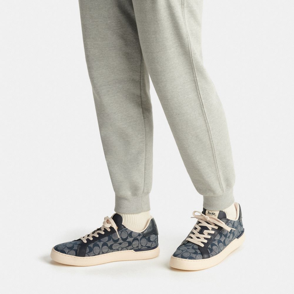 COACH®  Clip Low Top Sneaker In Signature Chambray