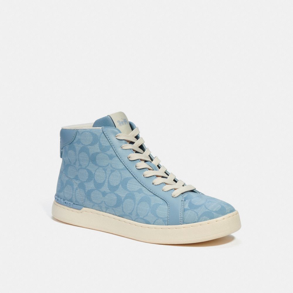 Teal high top clearance sneakers