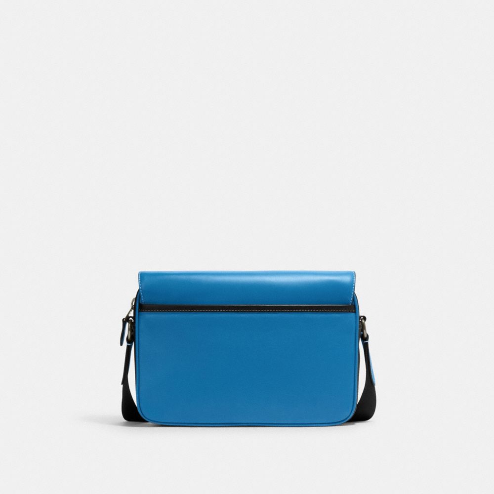 COACH® | Track Crossbody Bag In Colorblock Signature Canvas With 