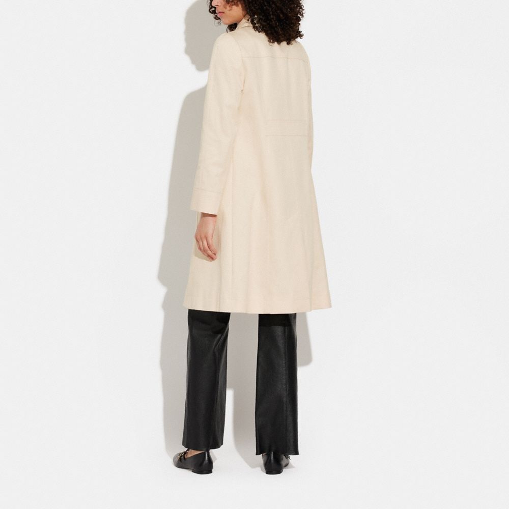 COACH®,A Line Trench Coat,,Scale View