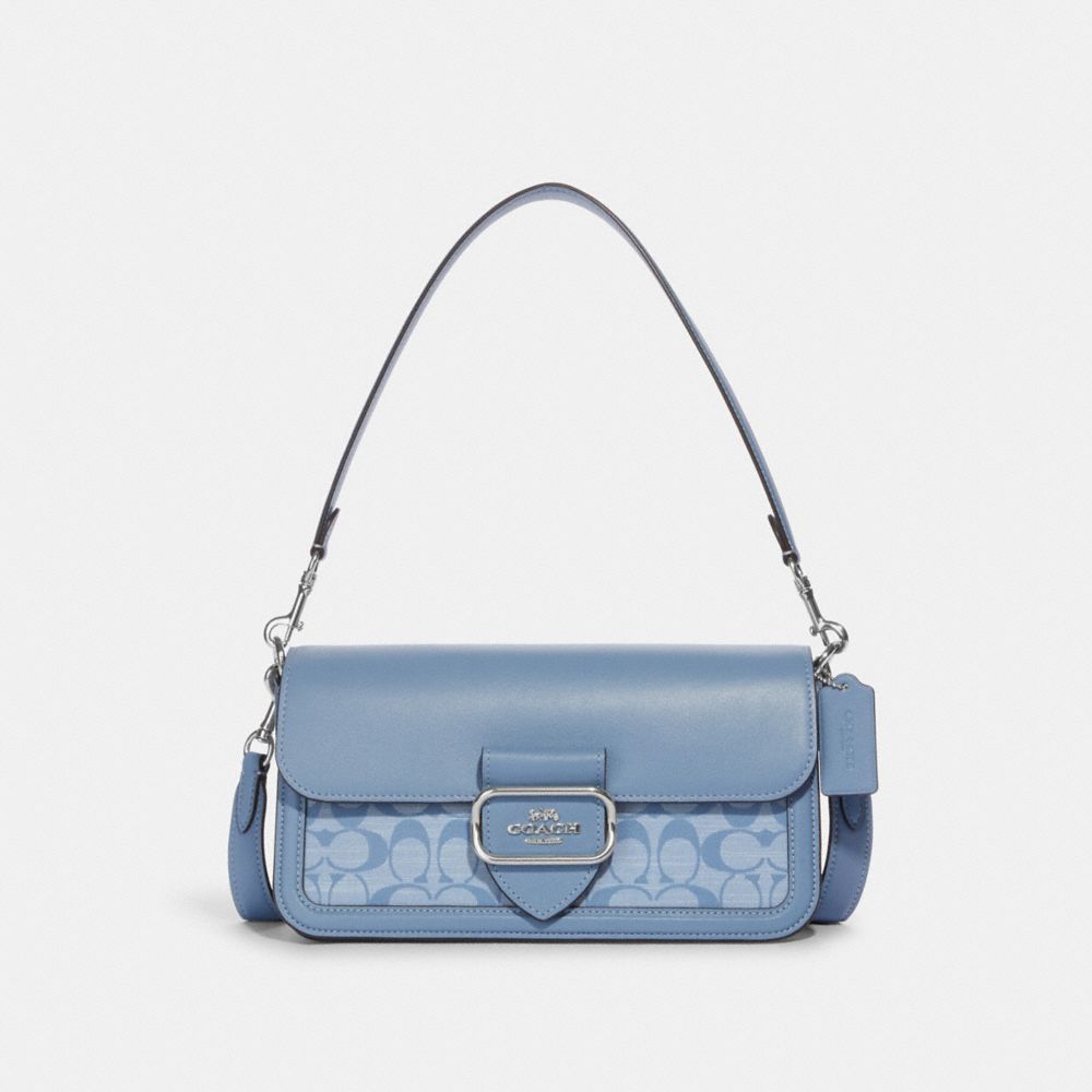 COACH®  Morgan Shoulder Bag In Colorblock Signature Canvas