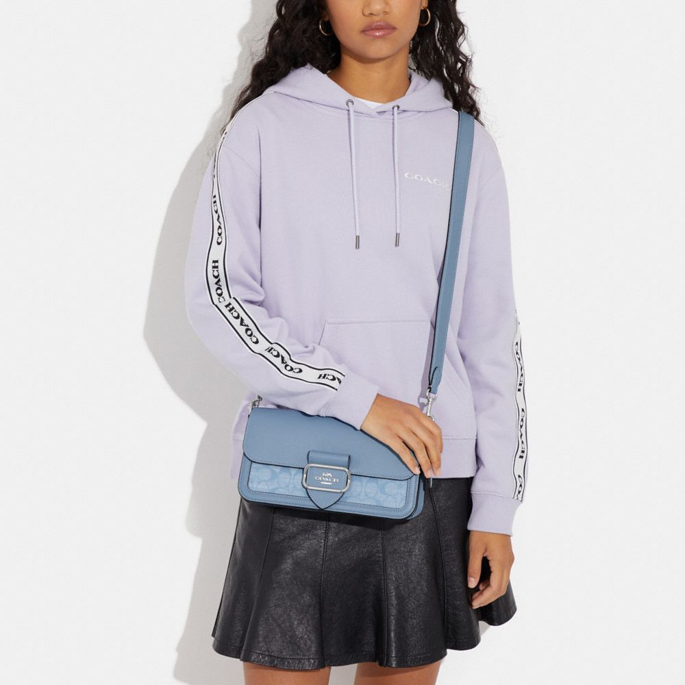 COACH®,Morgan Shoulder Bag In Signature Chambray,,Detail View