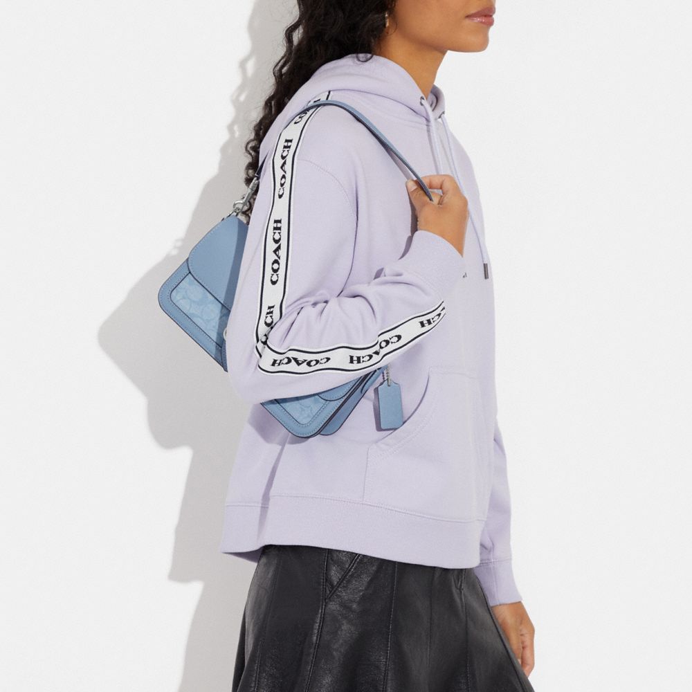 COACH®,Morgan Shoulder Bag In Signature Chambray,,Detail View