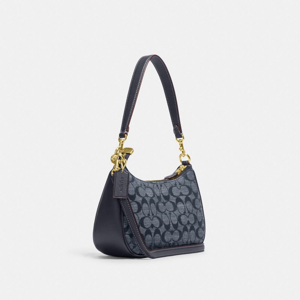 COACH®  Teri Shoulder Bag In Signature Canvas With Heart And Star