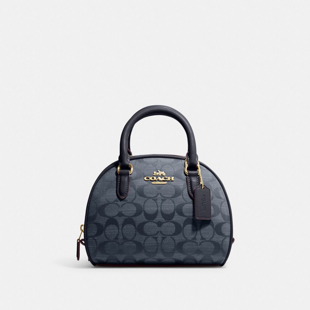 Handbag Coach Blue in Denim - Jeans - 34481547