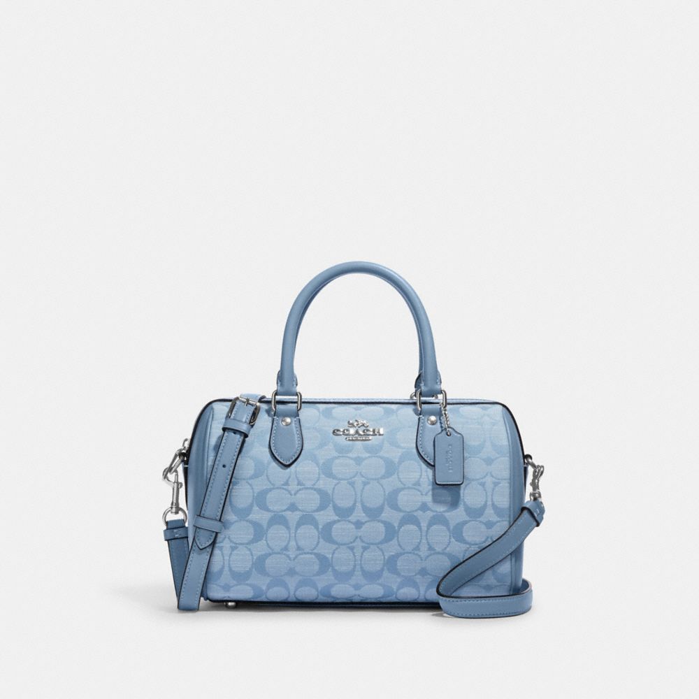 Handbag Coach Blue in Denim - Jeans - 34481547