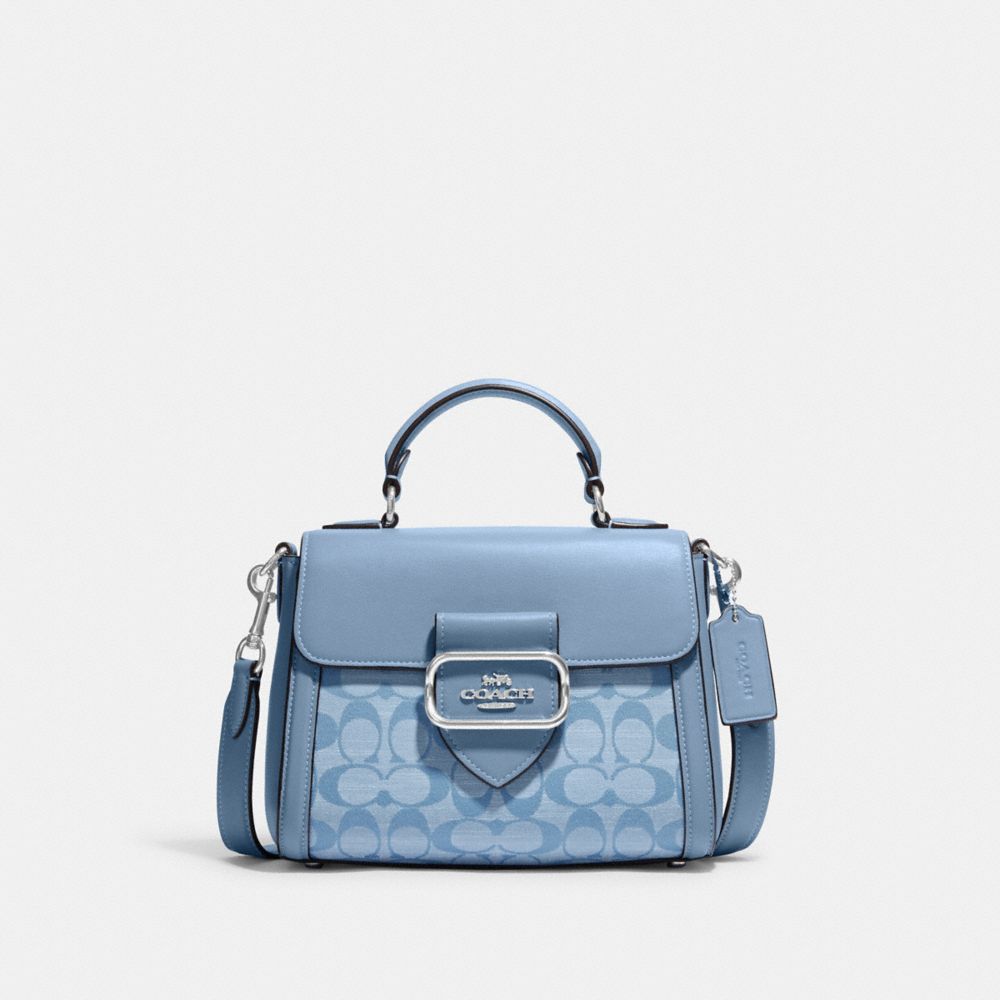 COACH®  Morgan Top Handle Satchel In Signature Leather