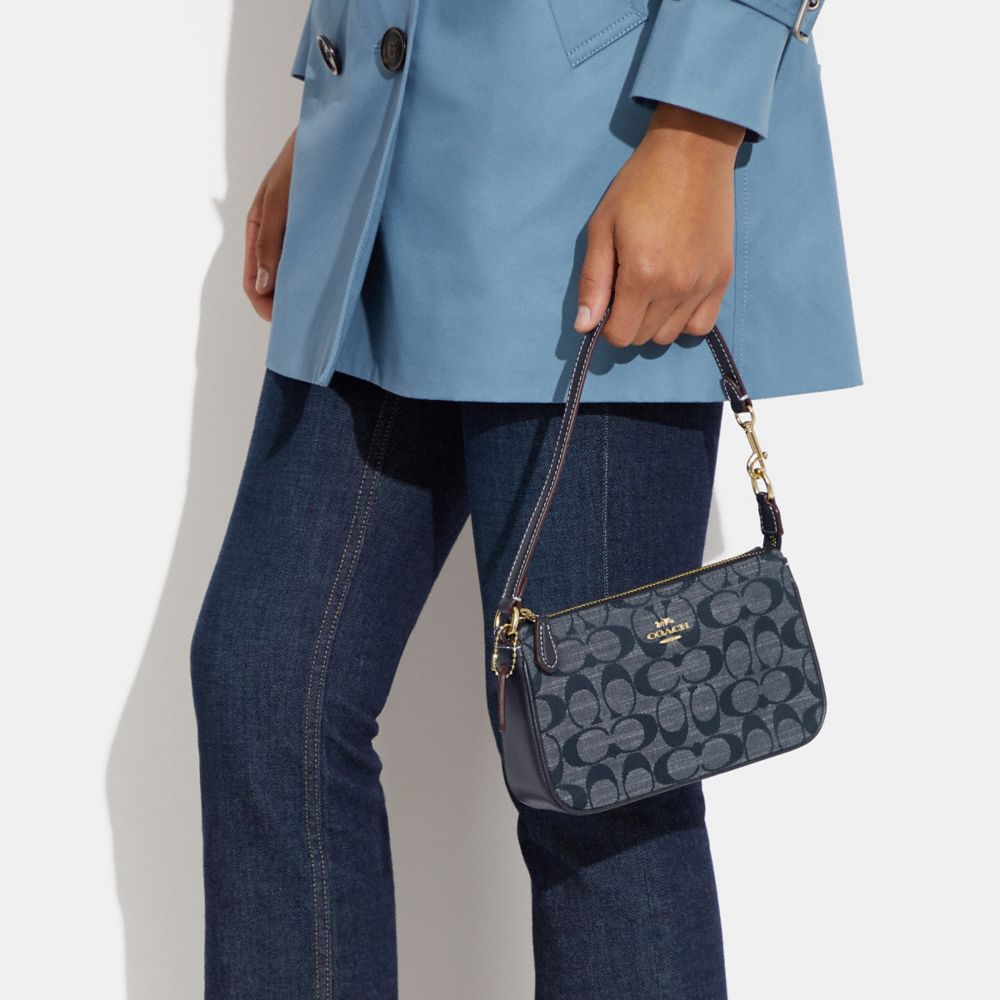 Coach Outlet Nolita 15 In Signature Chambray in Blue