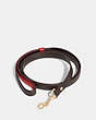 COACH®,BOXED SMALL PET LEASH IN SIGNATURE CANVAS,pvc,Im/Brown Black/Red Apple,Inside View,Top View