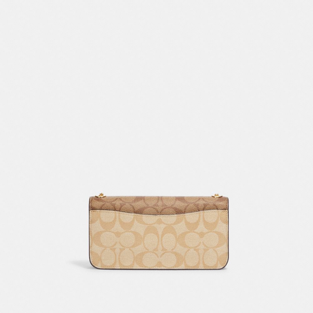 COACH®,Morgan Crossbody In Blocked Signature Canvas,,Back View