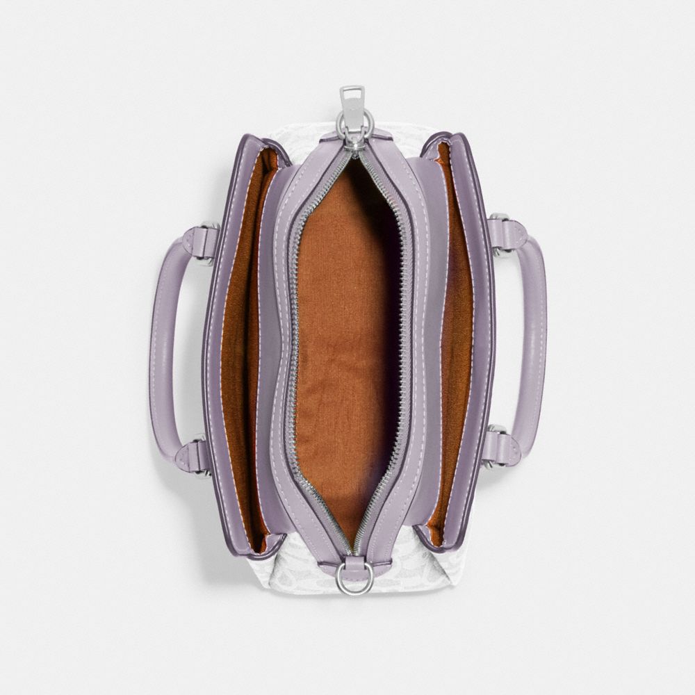 COACH®,ミニ ダーシー キャリーオール・シグネチャー キャンバス,ハンドバック&サッチェル,