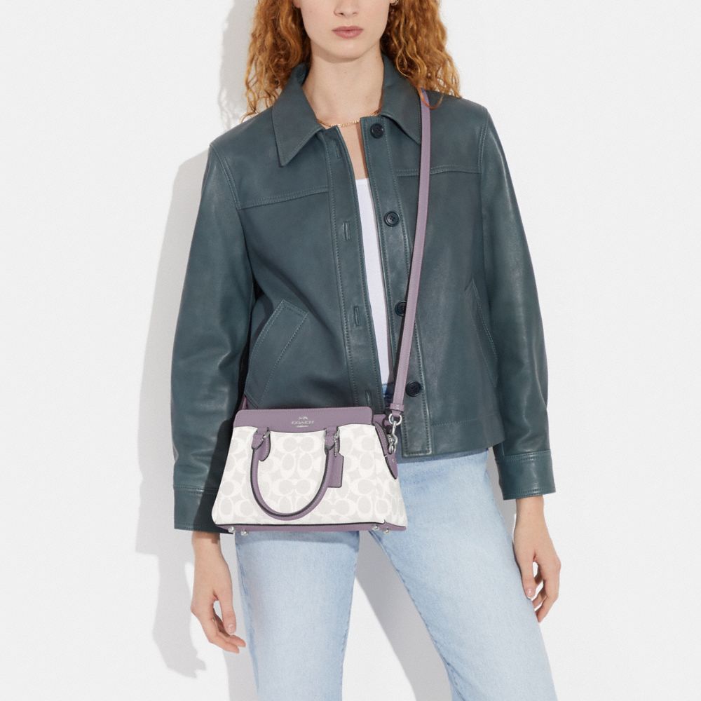 COACH®  Mini Darcie Carryall In Signature Chambray