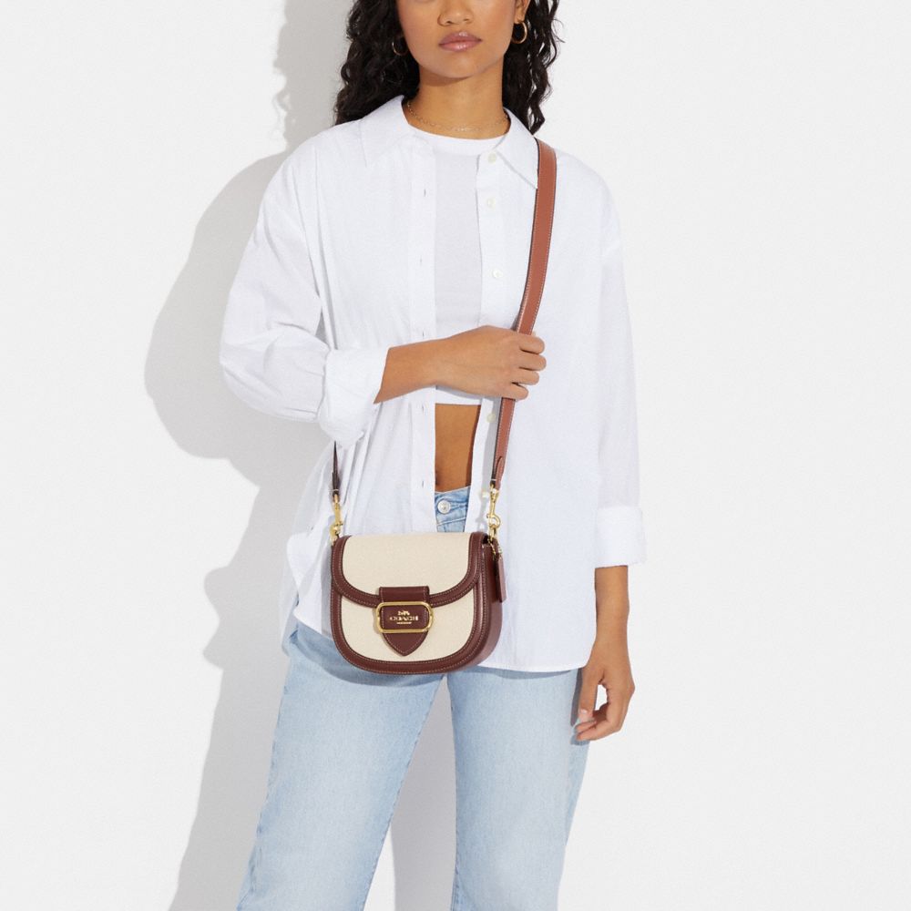 INCOMING ETA MID APRIL 2023] Coach Morgan Saddle Bag In Colorblock Si