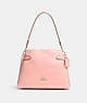 COACH®,HANNA SHOULDER BAG,Cuir,Or/Rose coquille,Front View