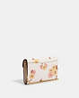 COACH®,ENVELOPE CLUTCH CROSSBODY WITH FLORAL CLUSTER PRINT,Gold/Chalk Multi,Angle View