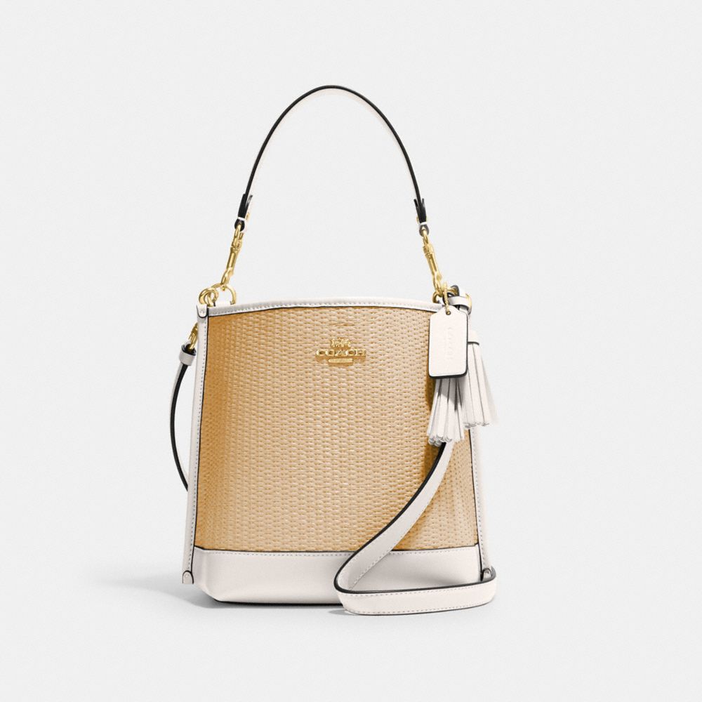 COACH®  Mollie Bucket Bag 22 In Straw