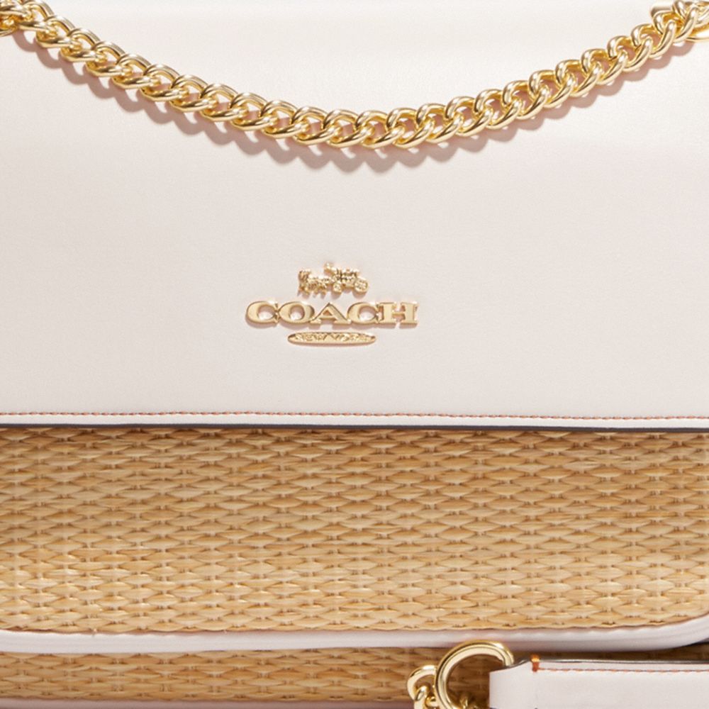 Coach Bags | Coach Klare Crossbody 25 in Straw | Color: White | Size: Os | Lizbuechner's Closet