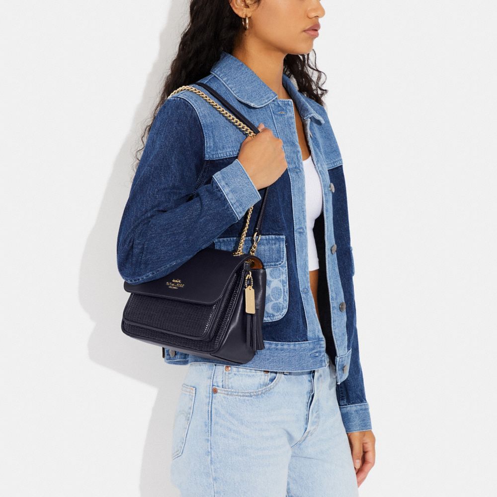 COACH®,Klare Crossbody 25 In Straw,,Detail View