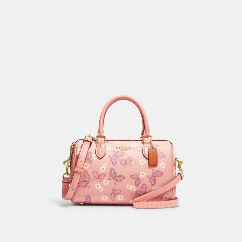 Pink Louis Vuitton Leather Fabric with Giant Pattern