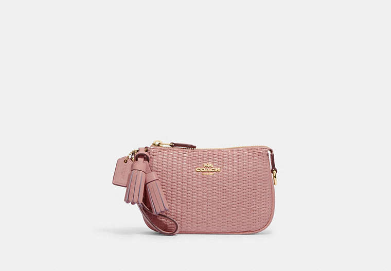 COACH®,NOLITA 15,Or/Rose coquille multi,Front View