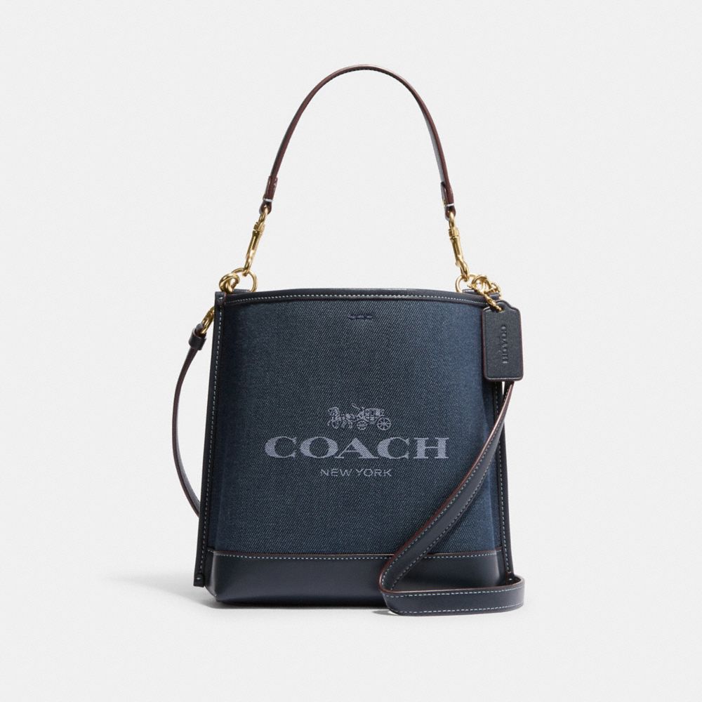 COACH OUTLET コーチ モリーバケット22 デニム-