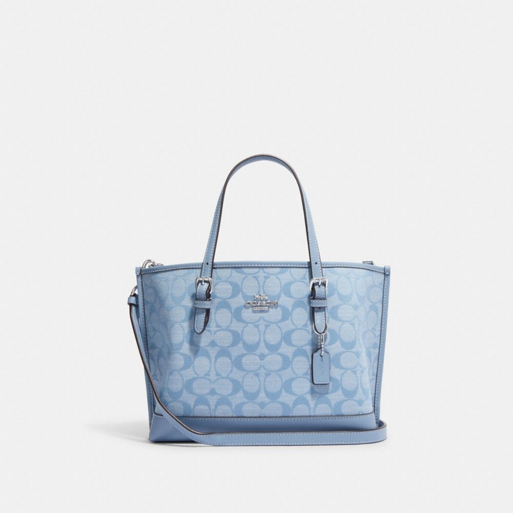 COACH Mollie Tote 25 In Signature Chambray