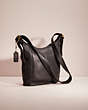 COACH®,VINTAGE SLIM DUFFLE SAC,Glovetanned Leather,Medium,Brass/Black,Angle View