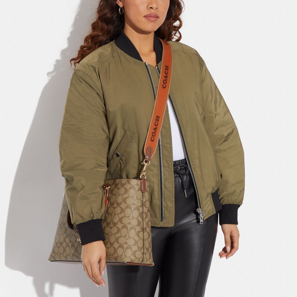 COACH®,Logan Carryall In Signature Canvas,,Detail View
