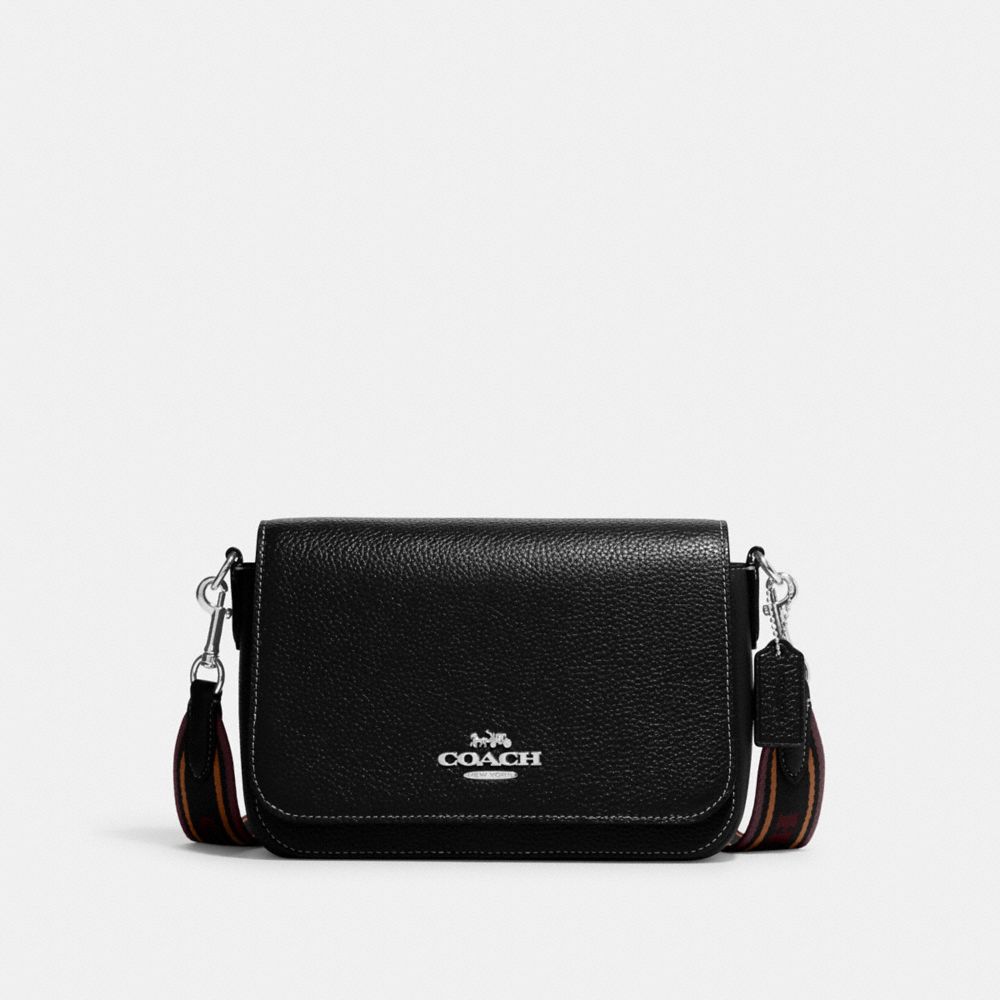 Coach black cheap messenger crossbody