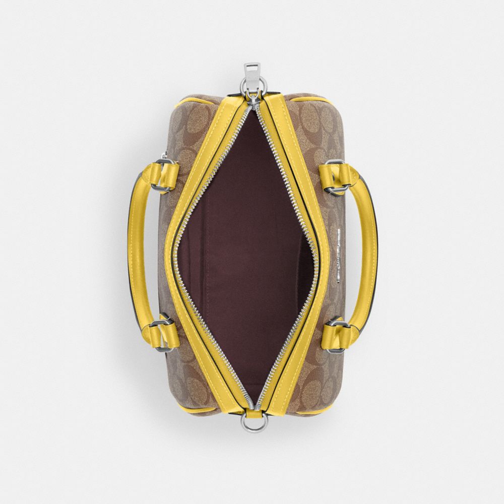 COACH®,ローアン サッチェル・シグネチャー キャンバス,ハンドバック&サッチェル,