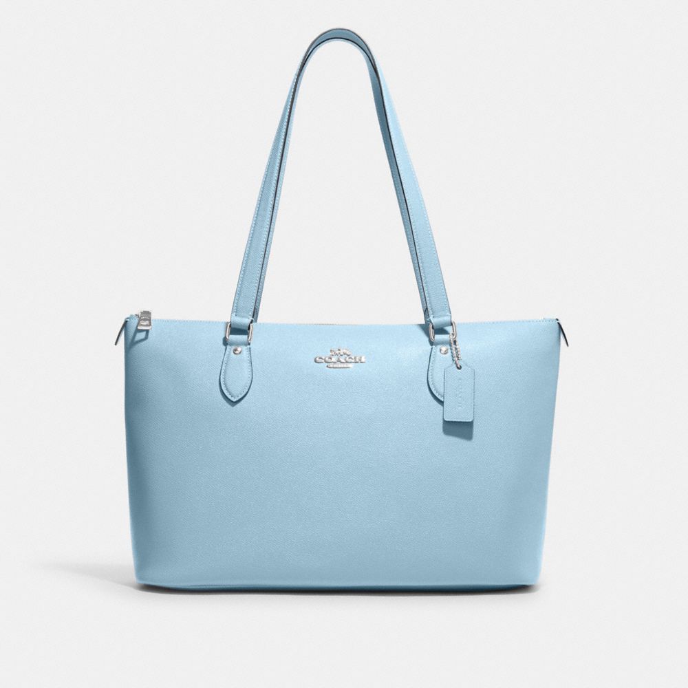 Leather handbag Courrèges Blue in Leather - 34276283