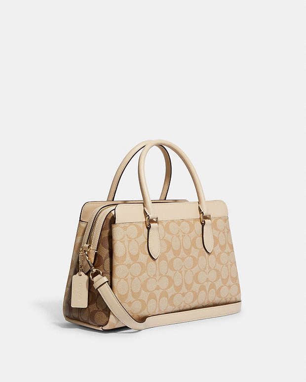Coach Darcie Carryall in Blocked Signature Canvas