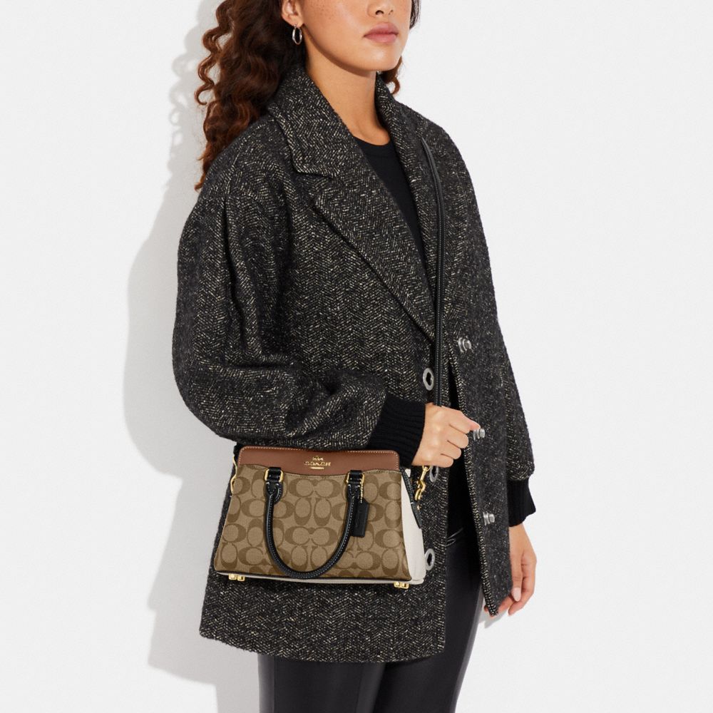 COACH®  Mini Darcie Carryall In Signature Canvas