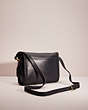 COACH®,VINTAGE DEVON BAG,Glovetanned Leather,Brass/Blue,Angle View
