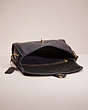 COACH®,VINTAGE DEVON BAG,Glovetanned Leather,Brass/Blue,Inside View,Top View