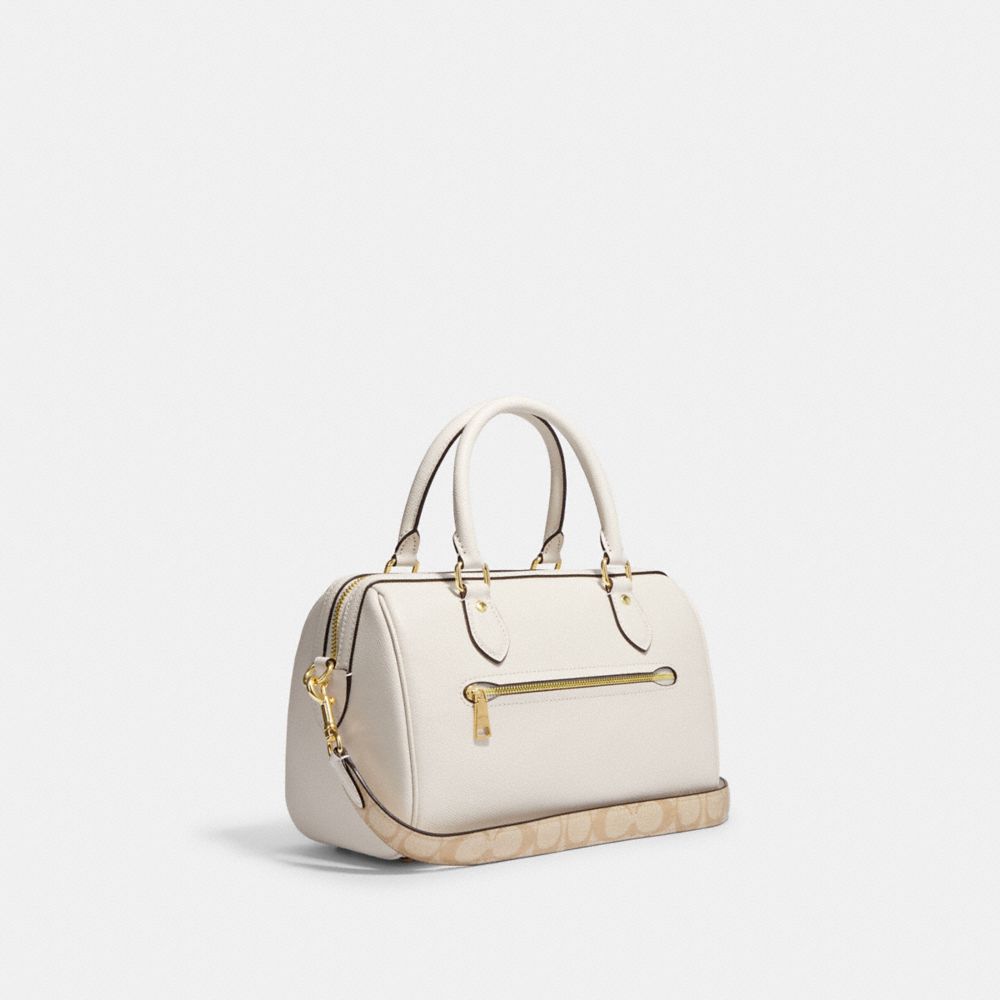 COACH® Outlet  Rowan Satchel In Signature Canvas