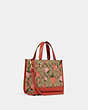 Dempsey Tote 22 In Signature Canvas With Wild Strawberry Print