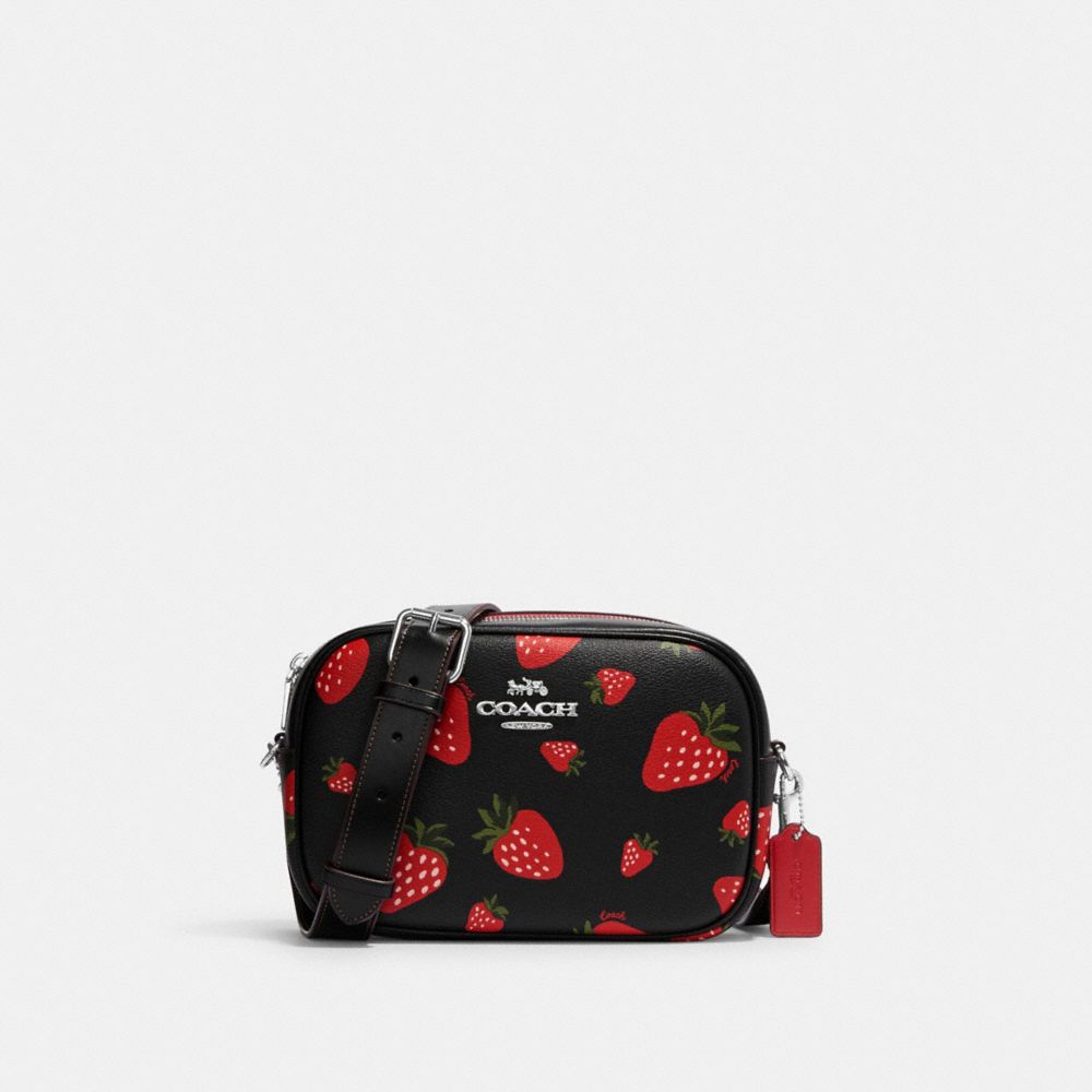 COACH Jamie Camera Bag With Wild Strawberry Print