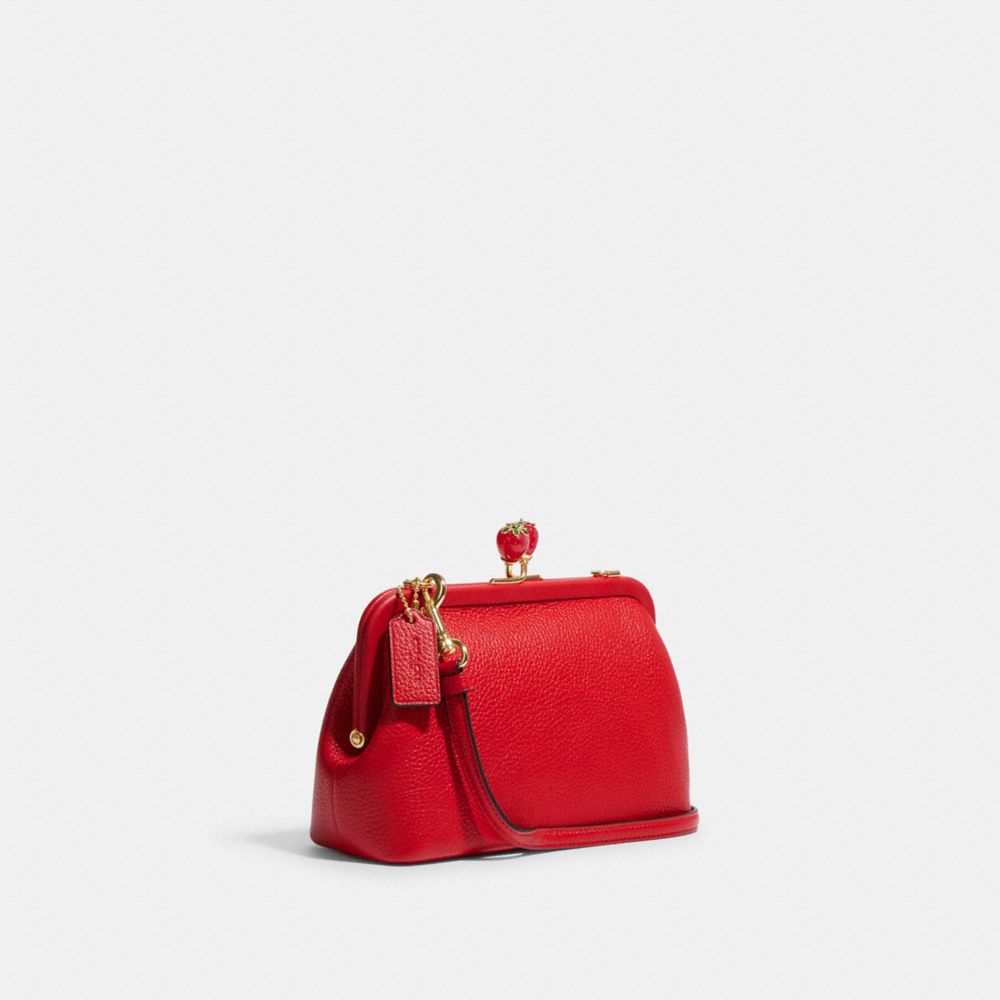 COACH Nora Kisslock Crossbody With Strawberry