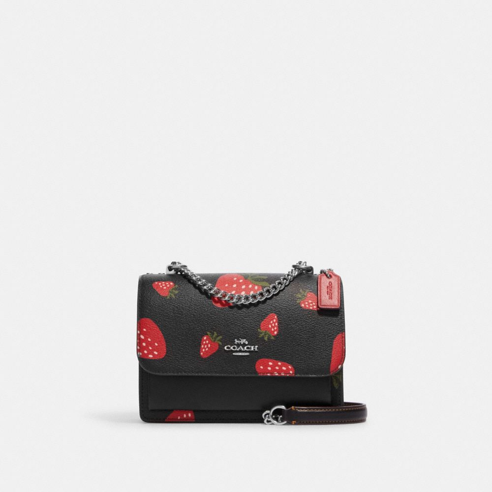 Coach Mini Klare Strawberry Print Crossbody Bag