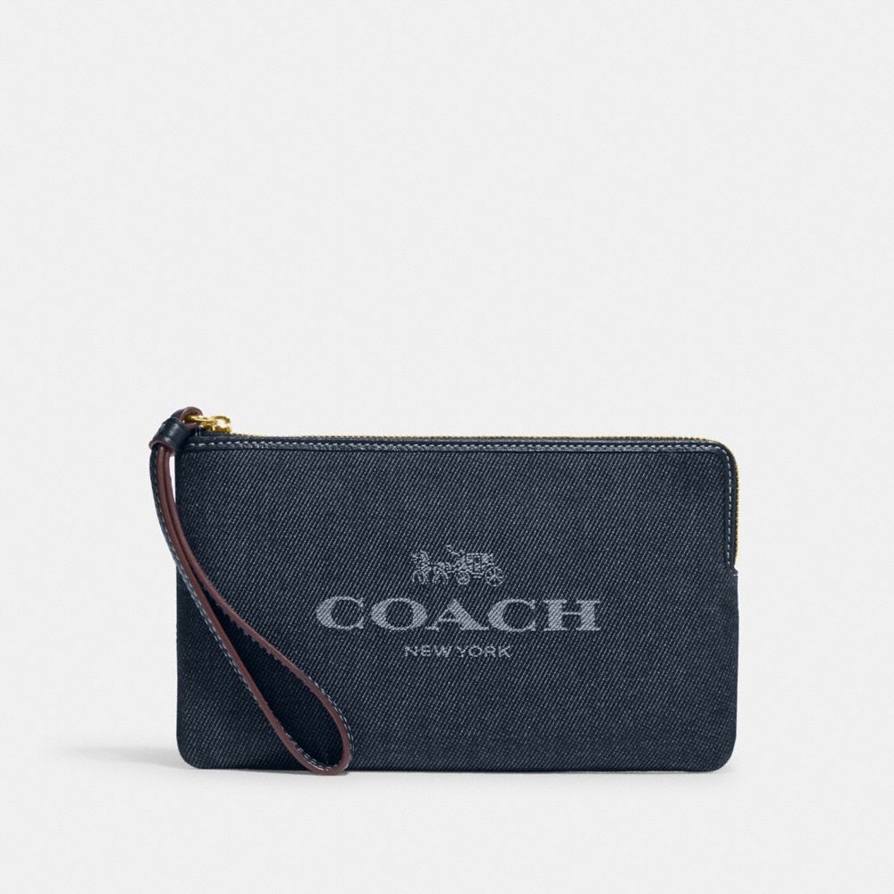 Handbag Coach Blue in Denim - Jeans - 34481547