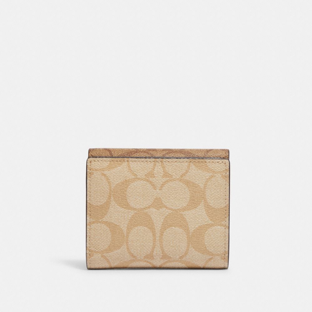 COACH® | Small Morgan Wallet In Blocked Signature Canvas